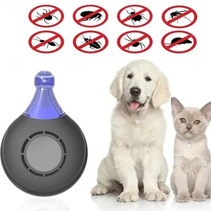 USB Rechargeable Ultrasonic Pest Collar