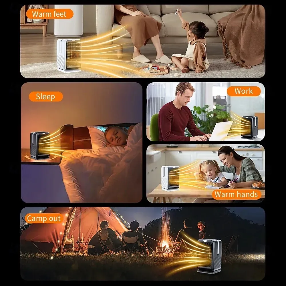 1000W Space Heater w/ Remote - Image 3