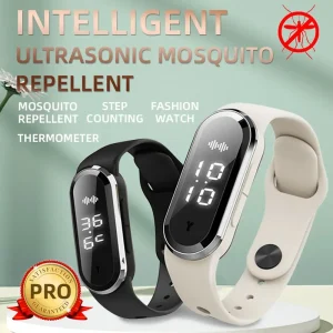 Smart Ultrasonic Mosquito Repellent Bracelet