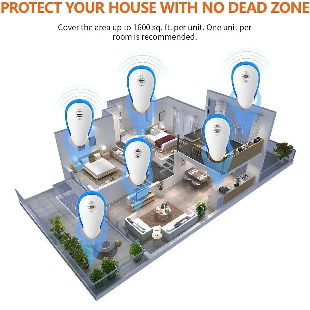 Ultrasonic Mosquito and Rat Repellent Lamp - Image 6