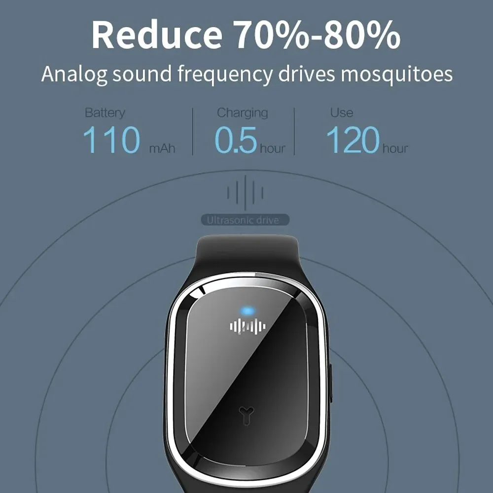 Portable Ultrasonic Mosquito Killer Smart Watch - Image 2