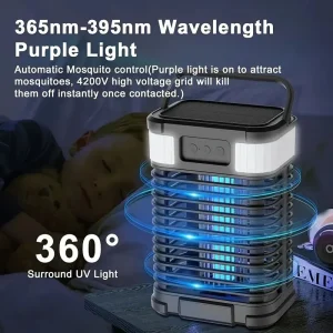 Solar Mosquito Zapper – 5-in-1